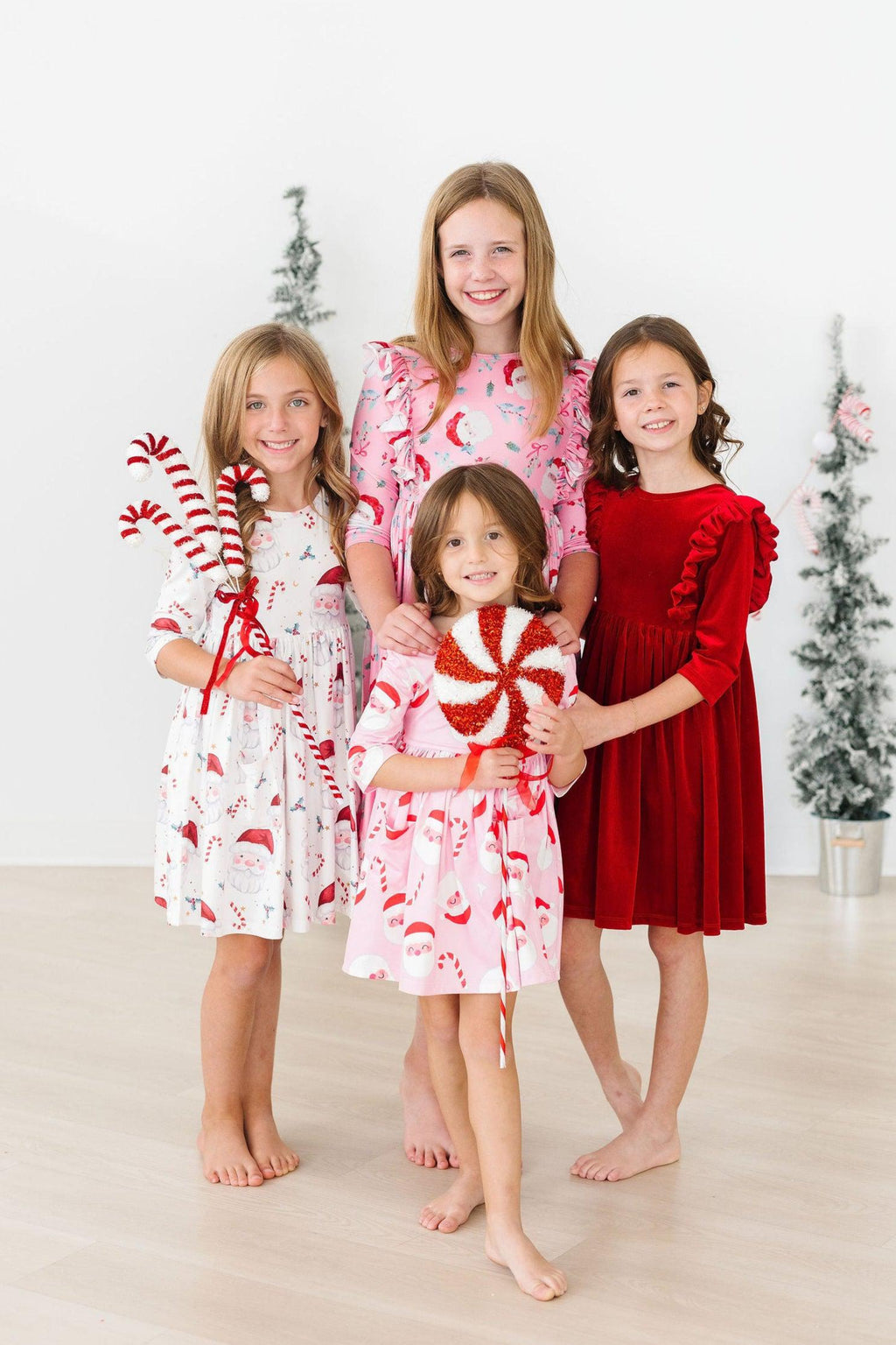 Mistletoe Magic Twirl Dress with Pockets - Kids