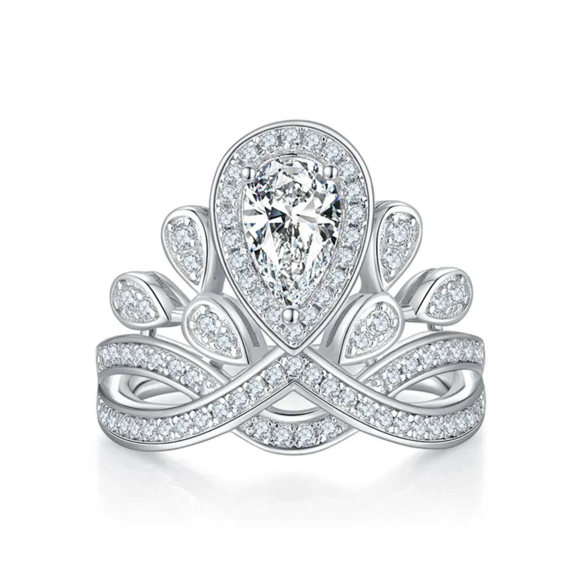 1 Carat Moissanite Ring - 925 Sterling Silver Luxury