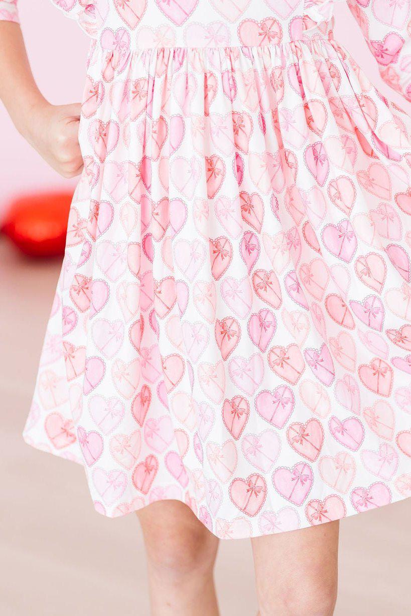 Melt My Heart Ruffle Twirl Dress - Kids
