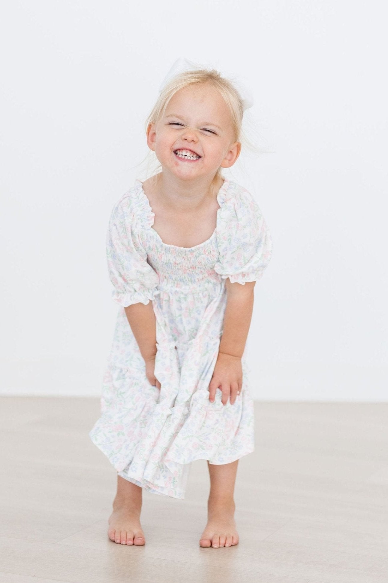 Cloud 9 Smocked Ruffle Dress - Kids