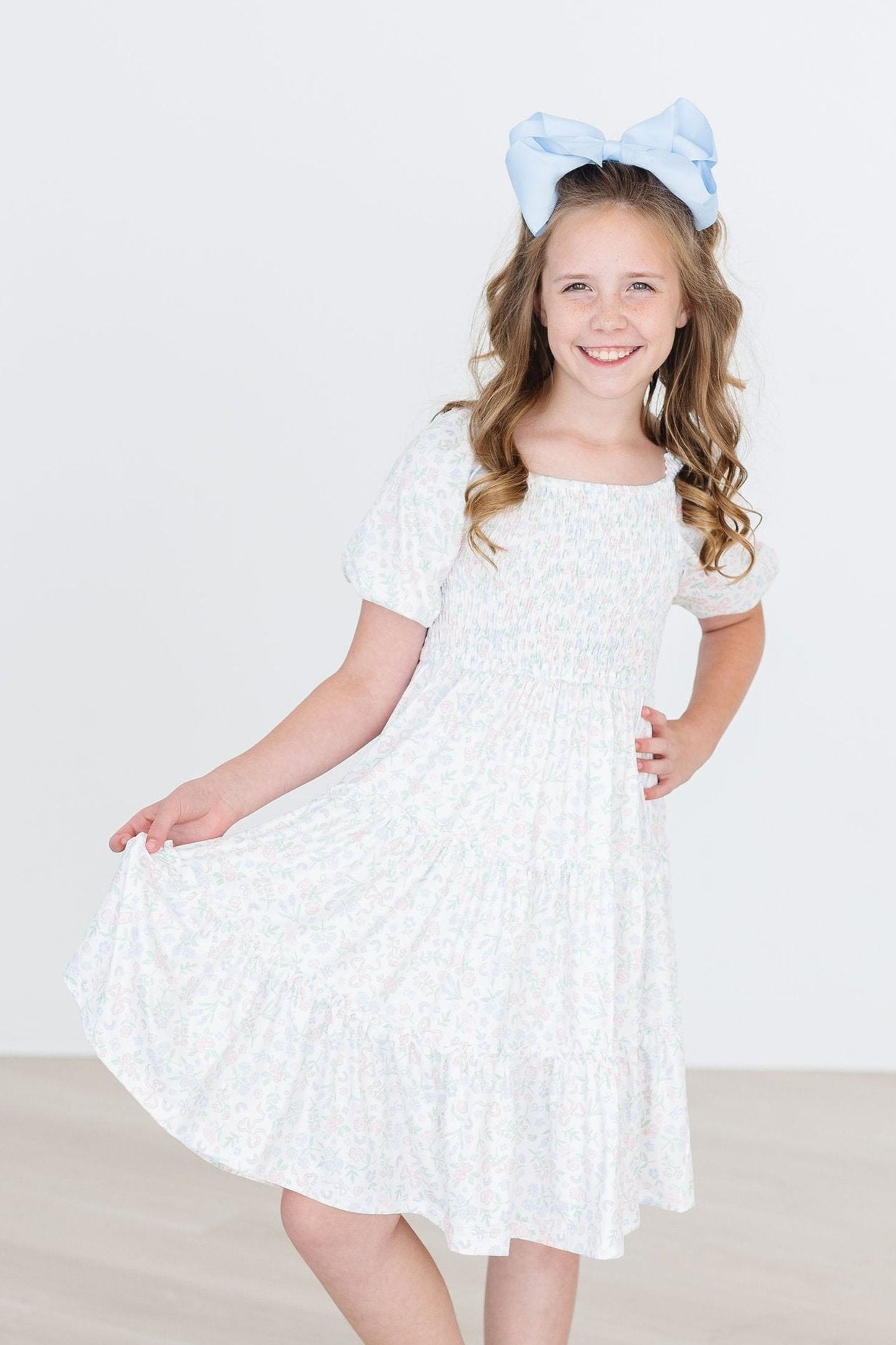 Cloud 9 Smocked Ruffle Dress - Kids