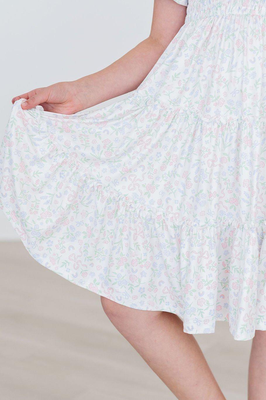 Cloud 9 Smocked Ruffle Dress - Kids