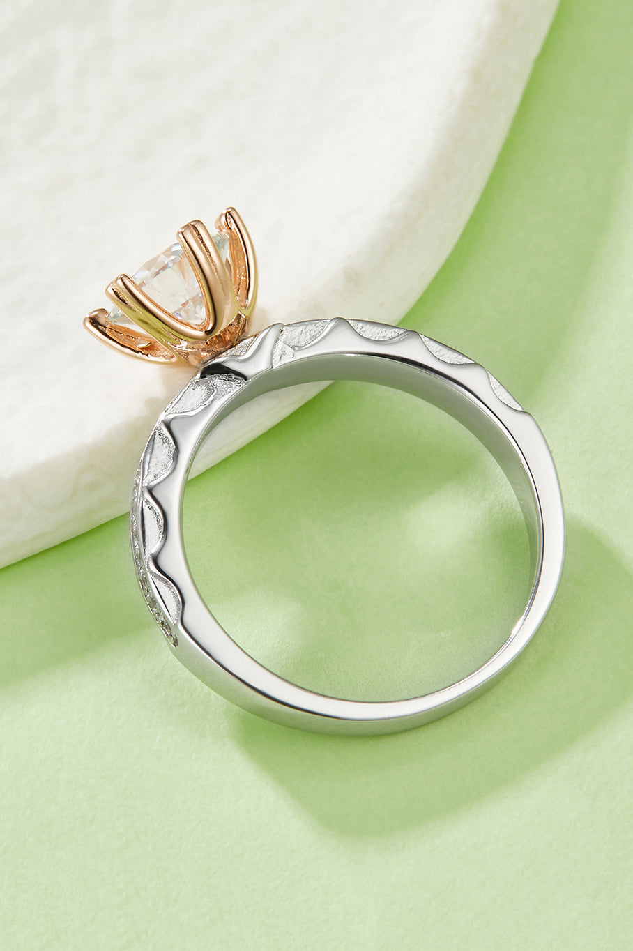 1 Carat Moissanite Ring - 925 Sterling Silver Luxury