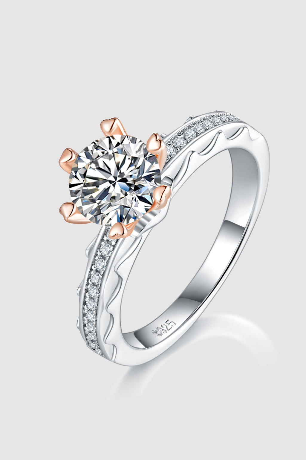 1 Carat Moissanite Ring - 925 Sterling Silver Luxury