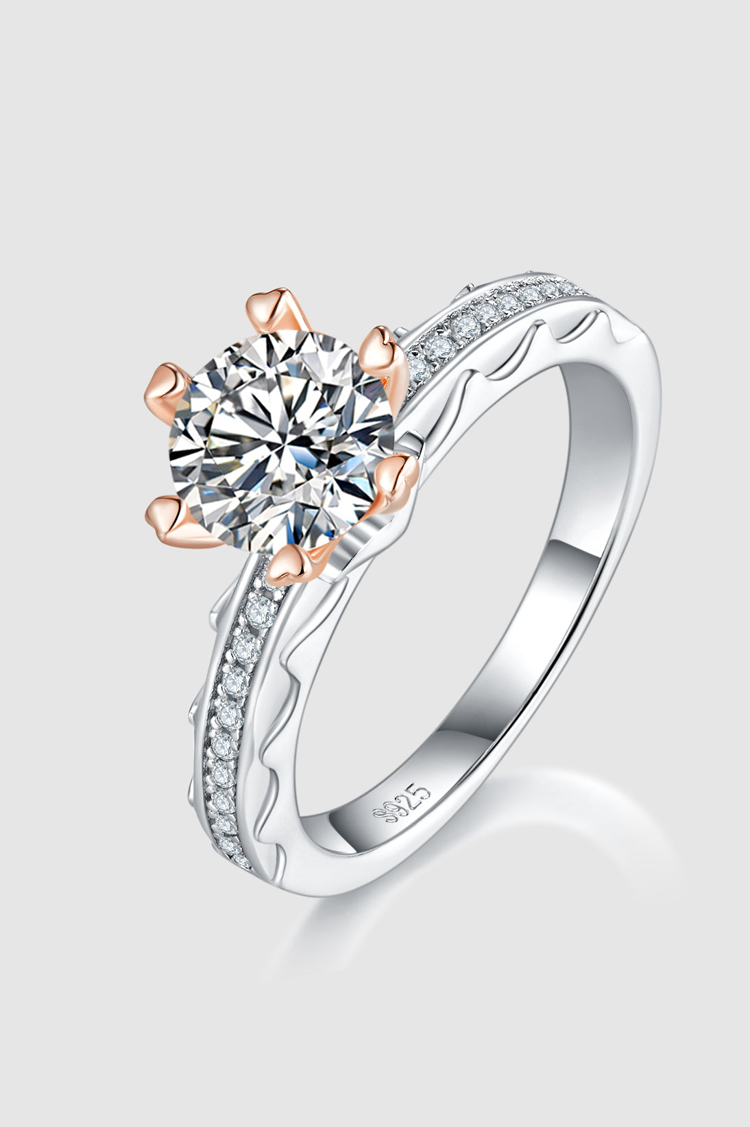 1 Carat Moissanite Ring - 925 Sterling Silver Luxury