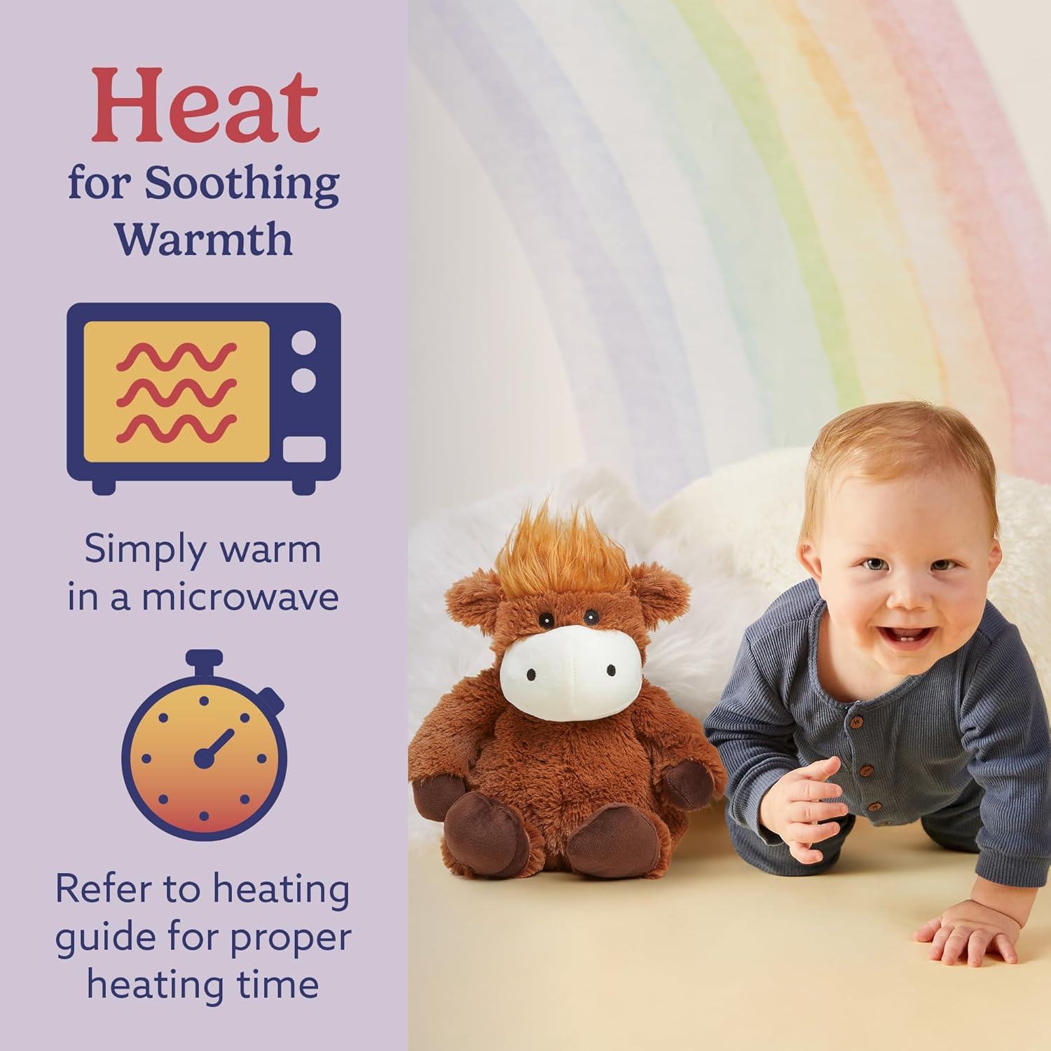 Warmies Highland Cow Heated Plush