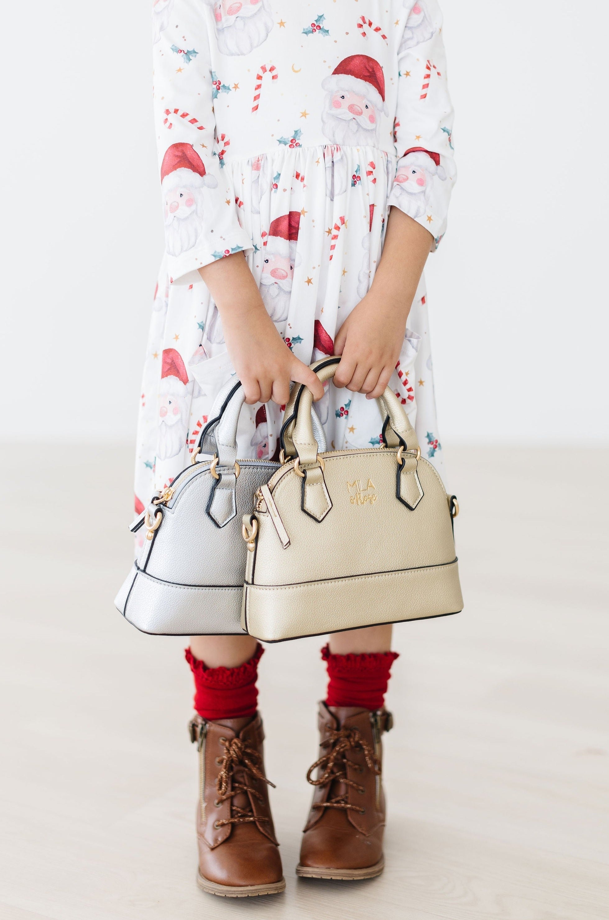 Gold Metallic Crossbody Purse - Kids