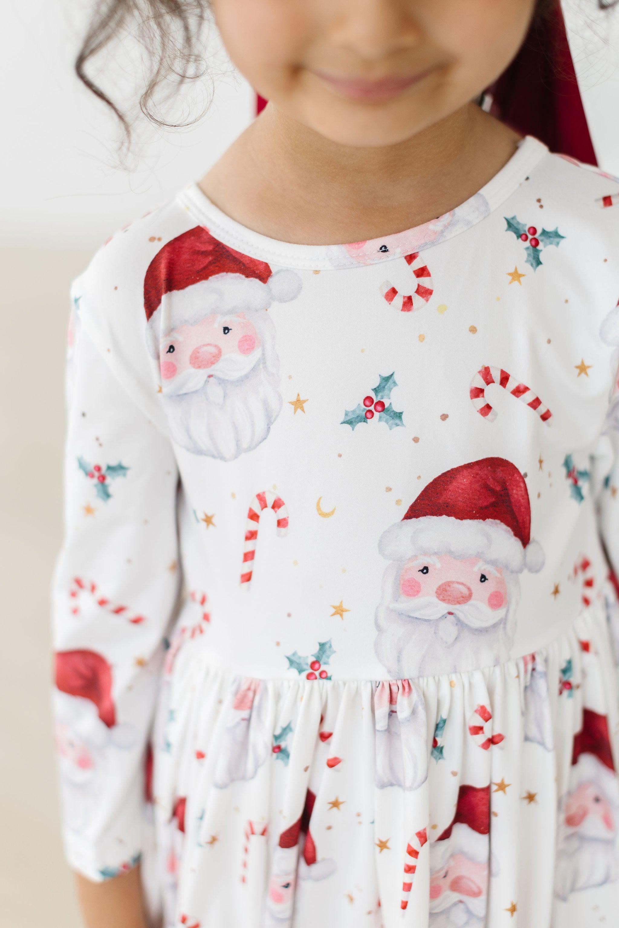 Mistletoe Magic Twirl Dress with Pockets - Kids