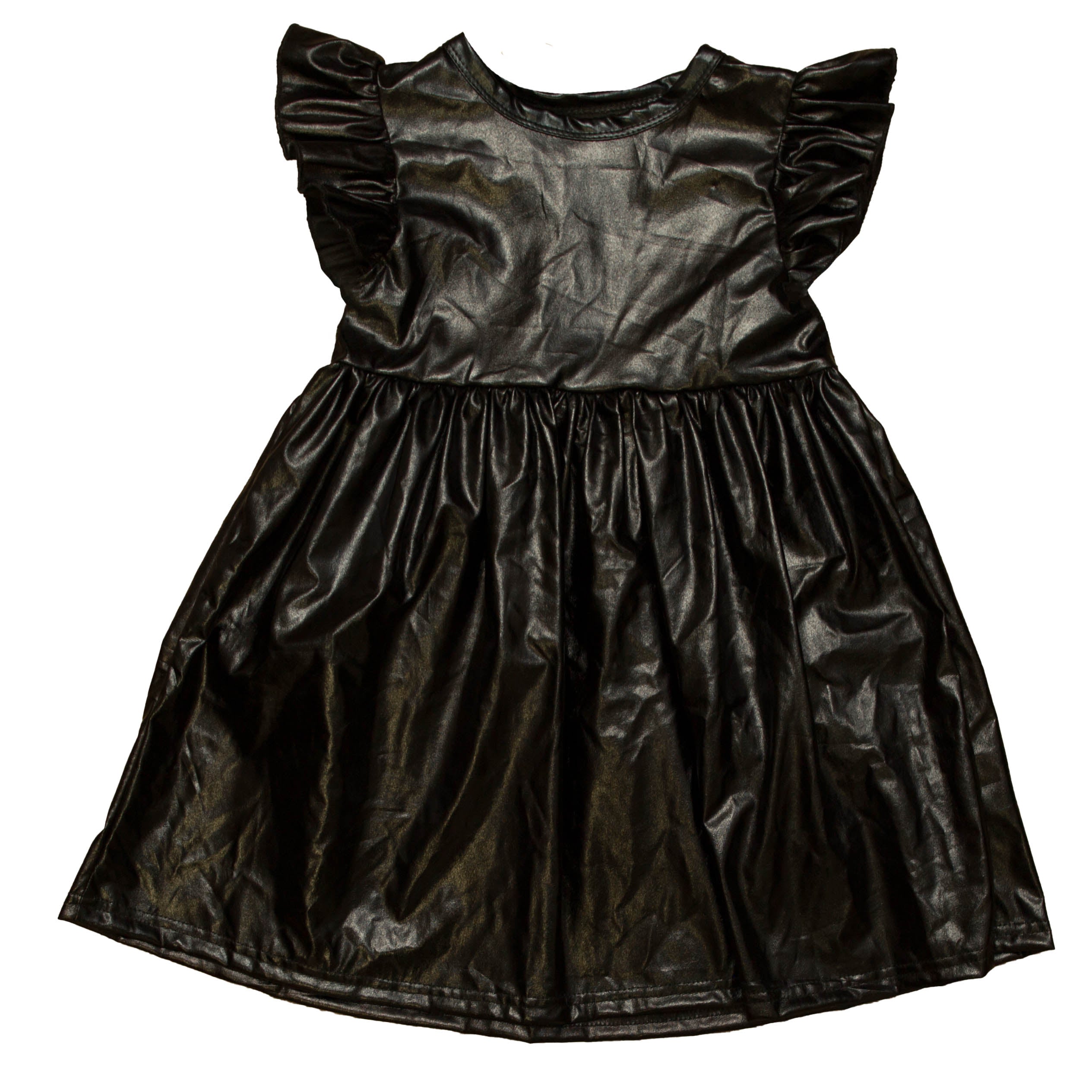 Black Metallic Dress - Adult