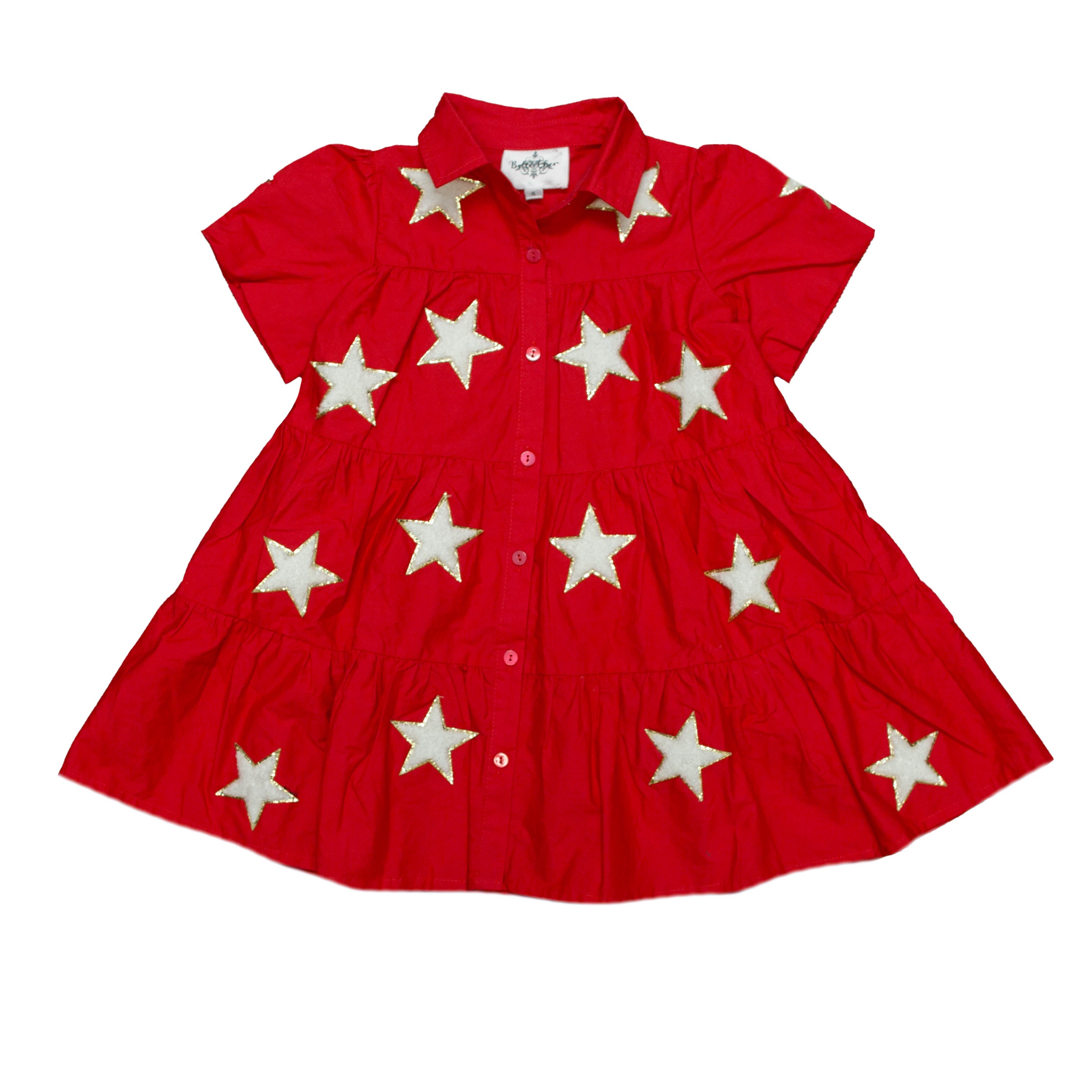 Red & White Star Dress