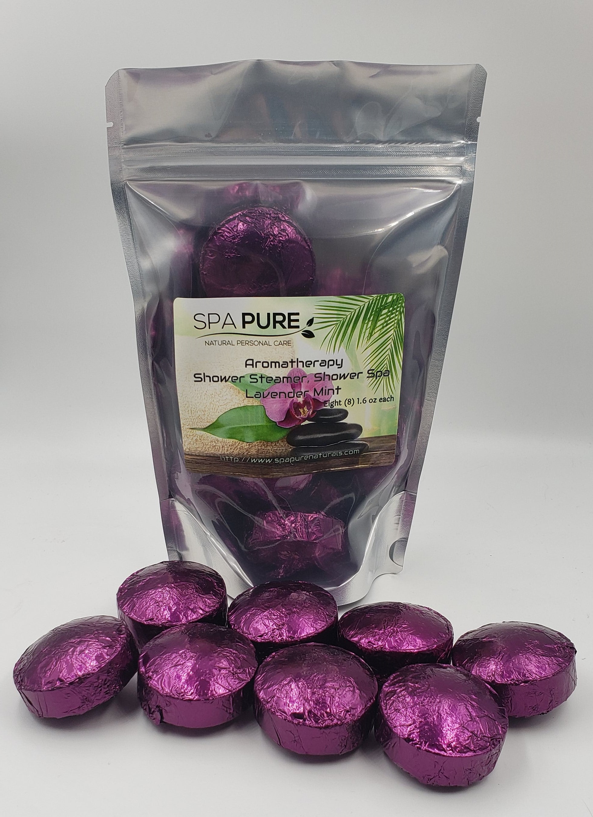 Aromatherapy Shower Bombs - 8 Pack USA Made Natural Essential Oils