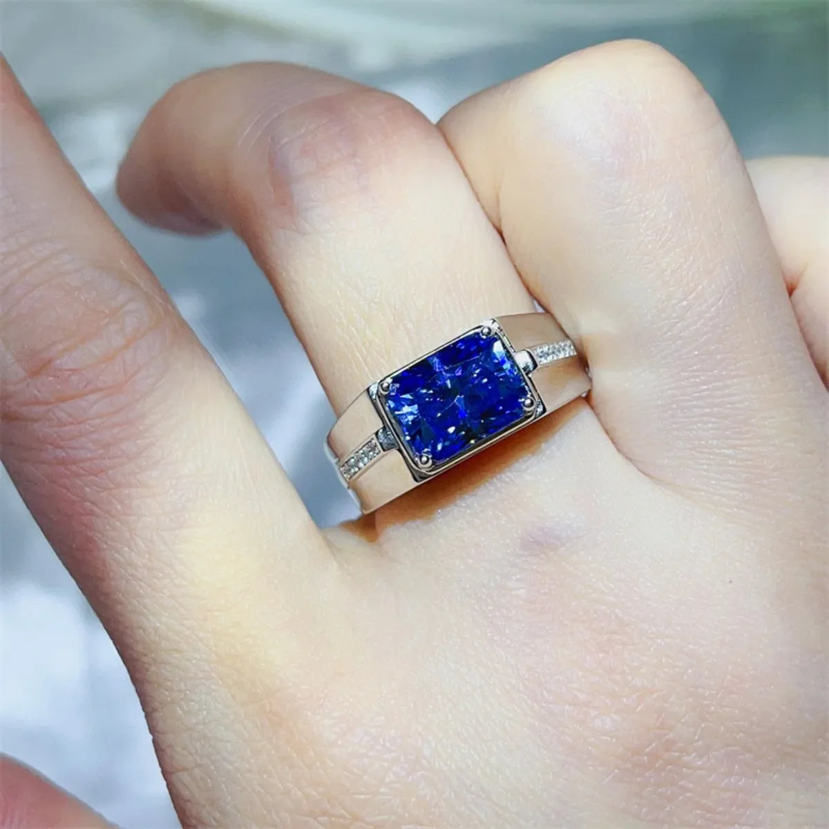 2 Carat Moissanite Ring - 925 Sterling Silver Luxury