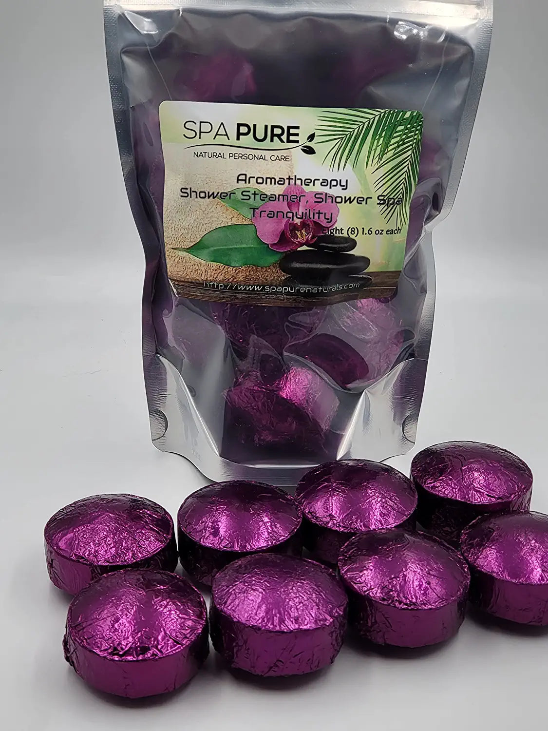 Aromatherapy Shower Bombs - 8 Pack USA Made Natural Essential Oils