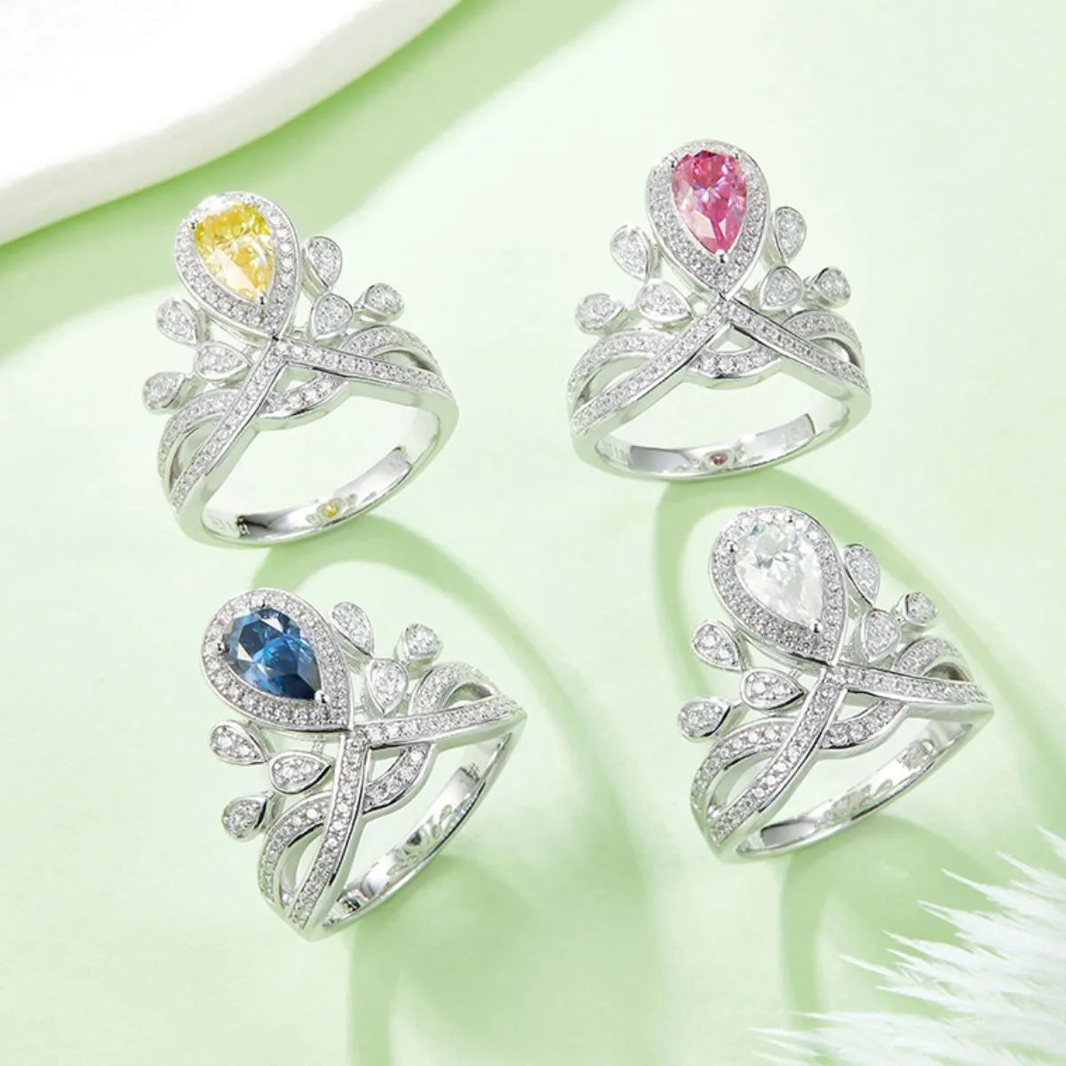 1 Carat Moissanite Ring - 925 Sterling Silver Luxury