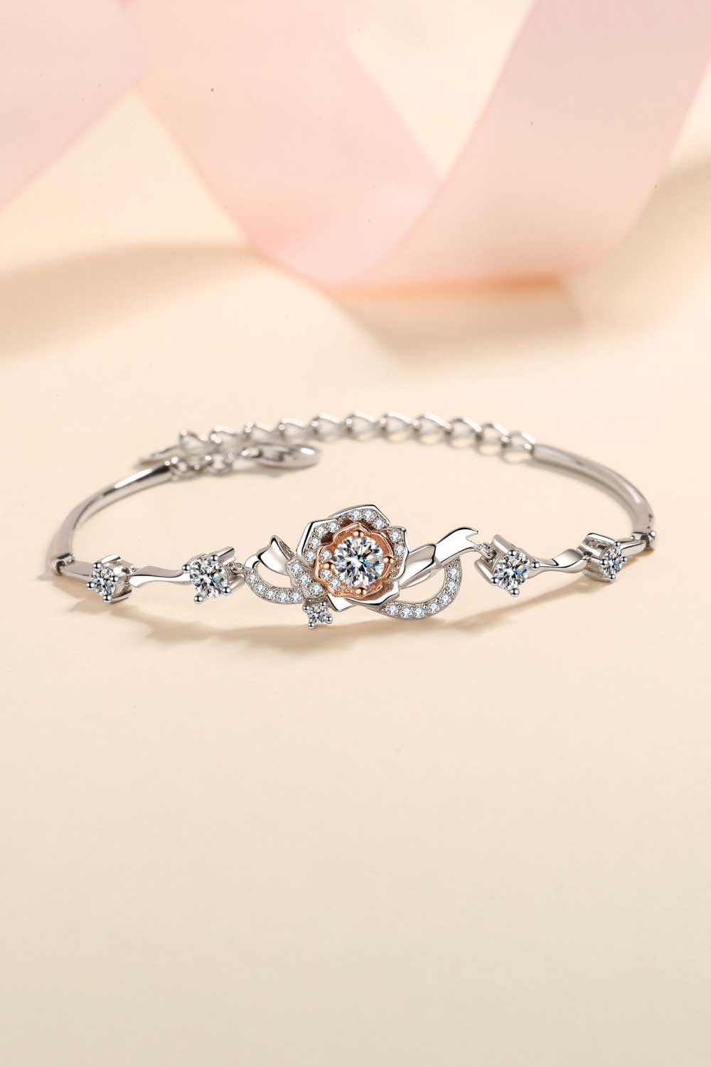 1.35 Carat Moissanite Bracelet - 925 Sterling Silver Luxury