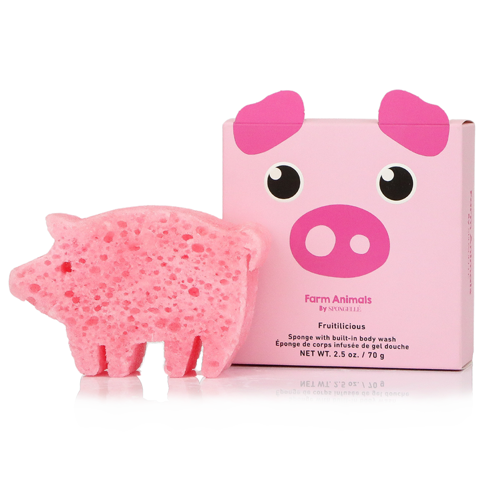 Farm Animals Body Wash Infused Buffer Assorted Pack