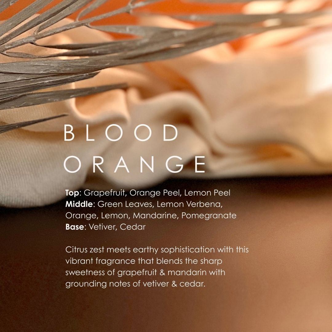 Blood Orange Candle - Luxury Scented Soy Candle