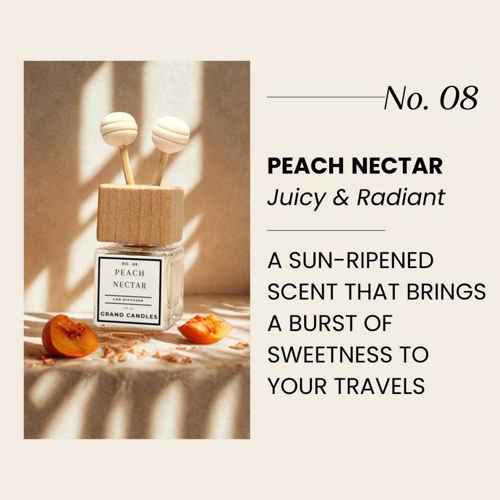 Peach Nectar Car Diffuser - Luxury Aromatherapy