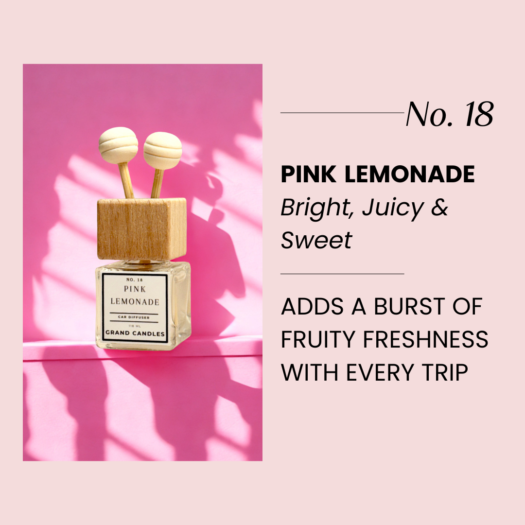 Pink Lemonade Car Diffuser - Luxury Aromatherapy