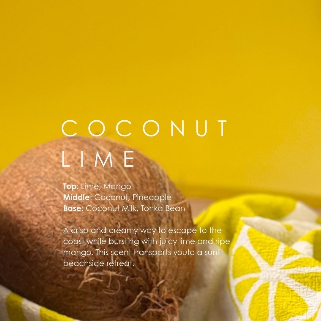 Coconut Lime Reed Diffuser - Luxury Home Fragrance