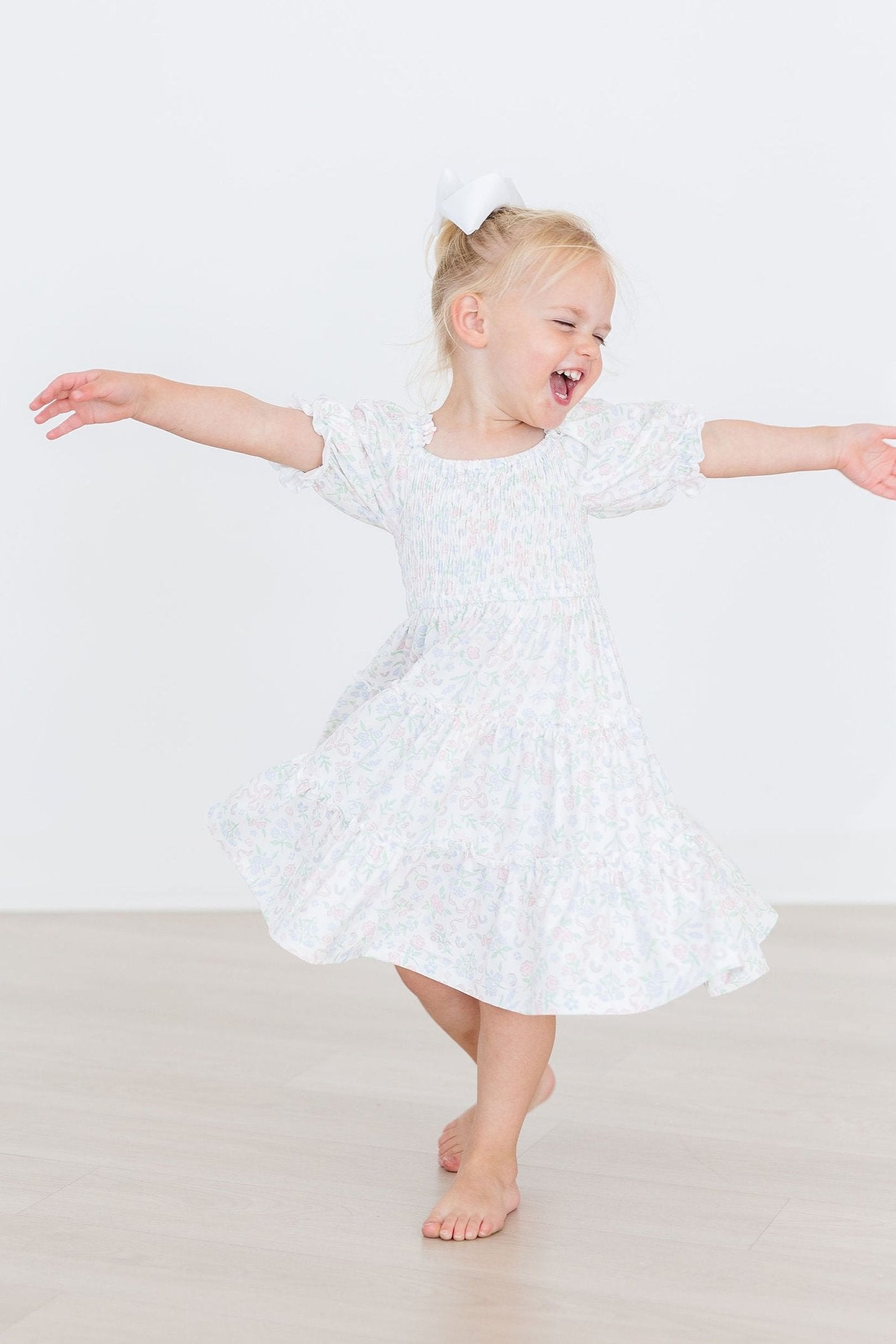 Cloud 9 Smocked Ruffle Dress - Kids
