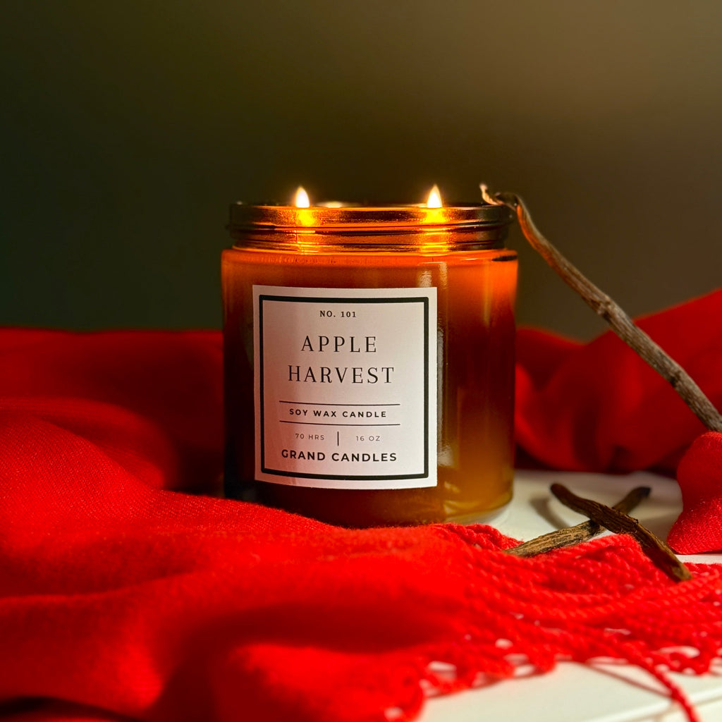 Apple Harvest Candle - Luxury Scented Soy Candle