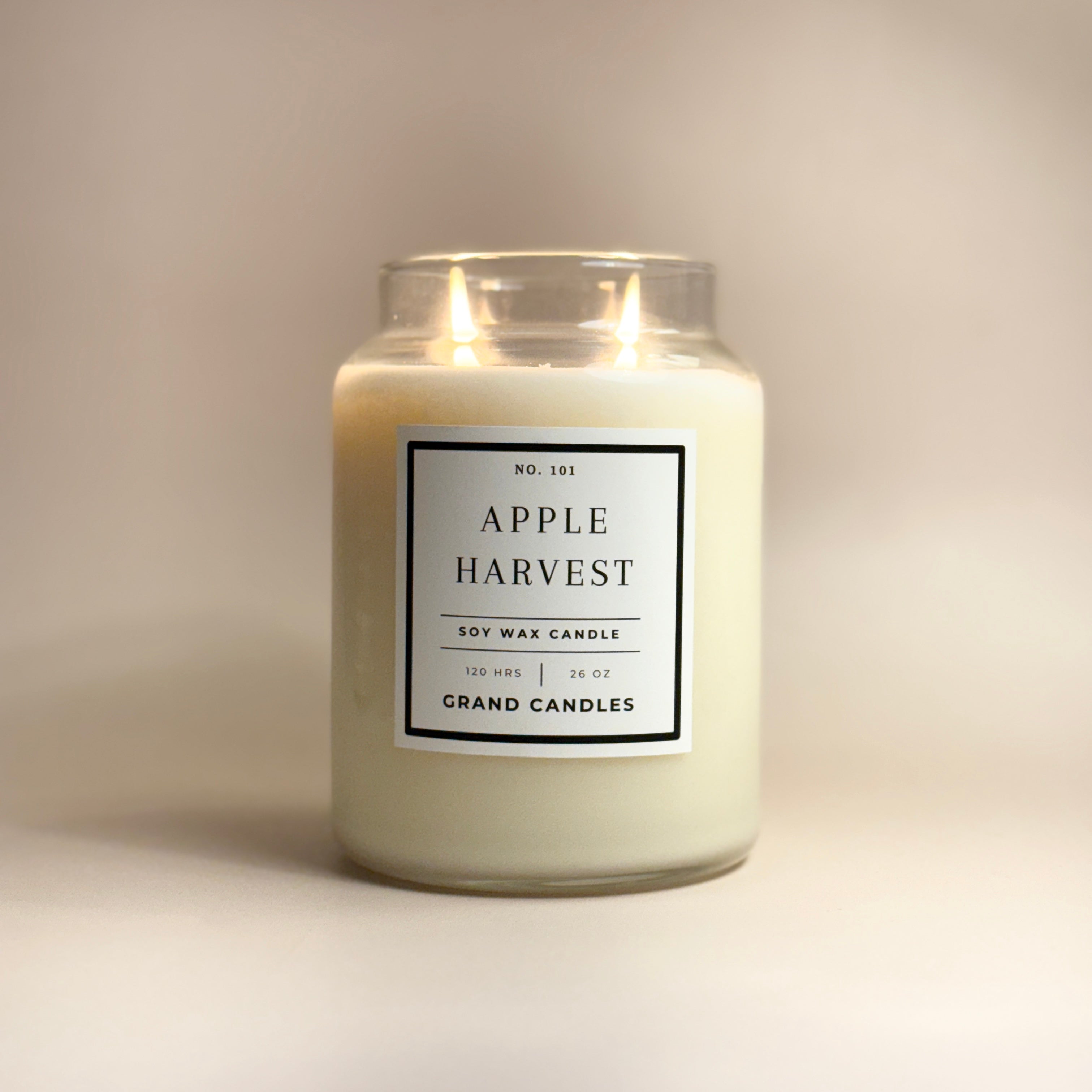Apple Harvest Candle - Luxury Scented Soy Candle