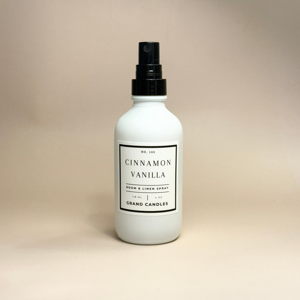 Cinnamon Vanilla Room & Linen Spray - Luxury Home Fragrance