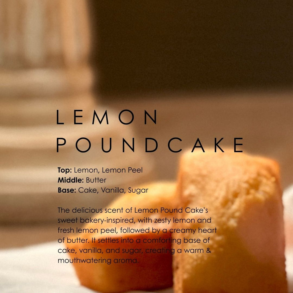 Lemon Pound Cake Candle - Luxury Scented Soy Candle