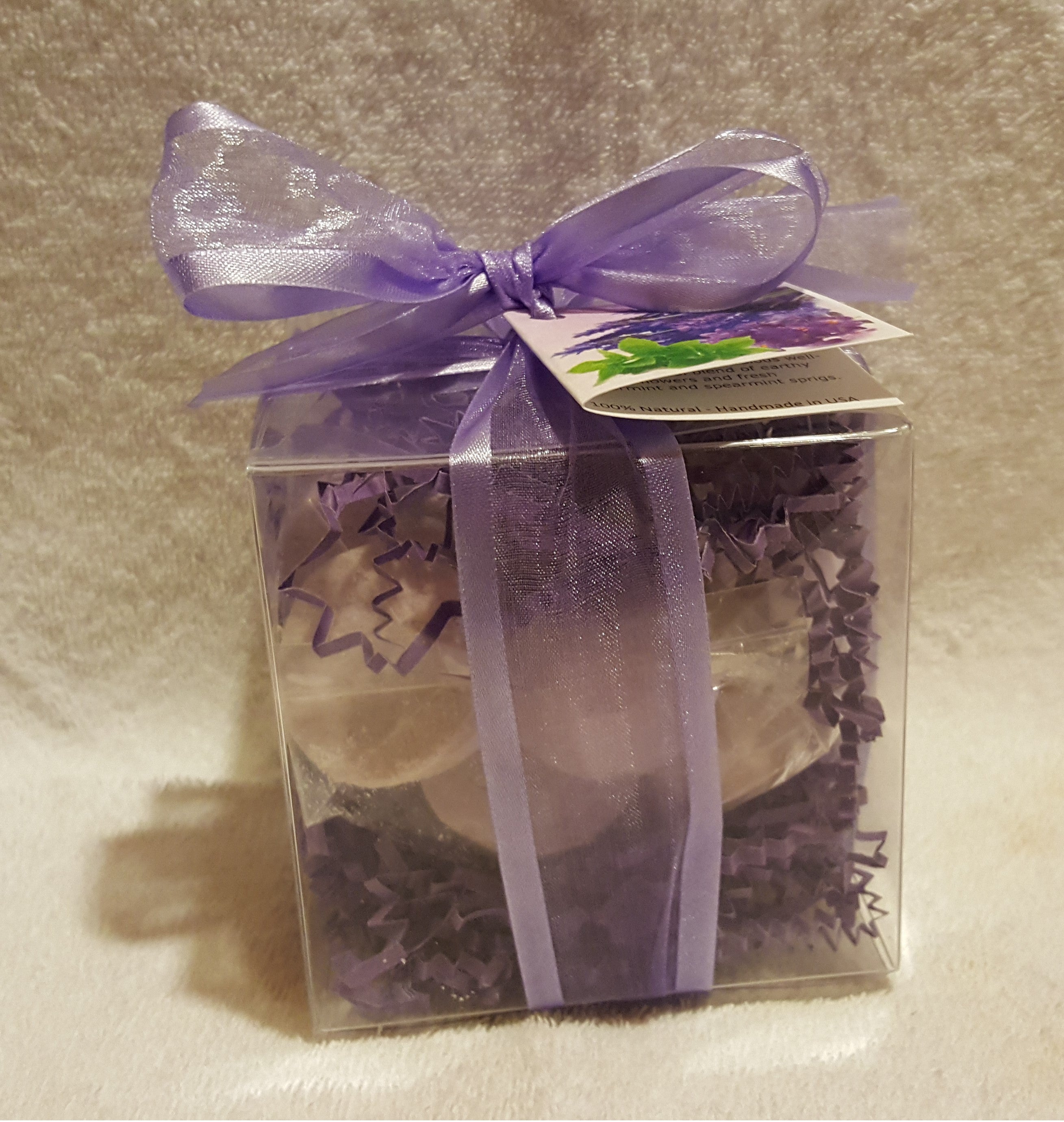 Lavender Mint Bath Bomb Gift Set - 14 Pack