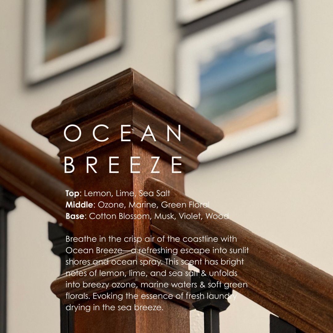 Ocean Breeze Candle - Luxury Scented Soy Candle