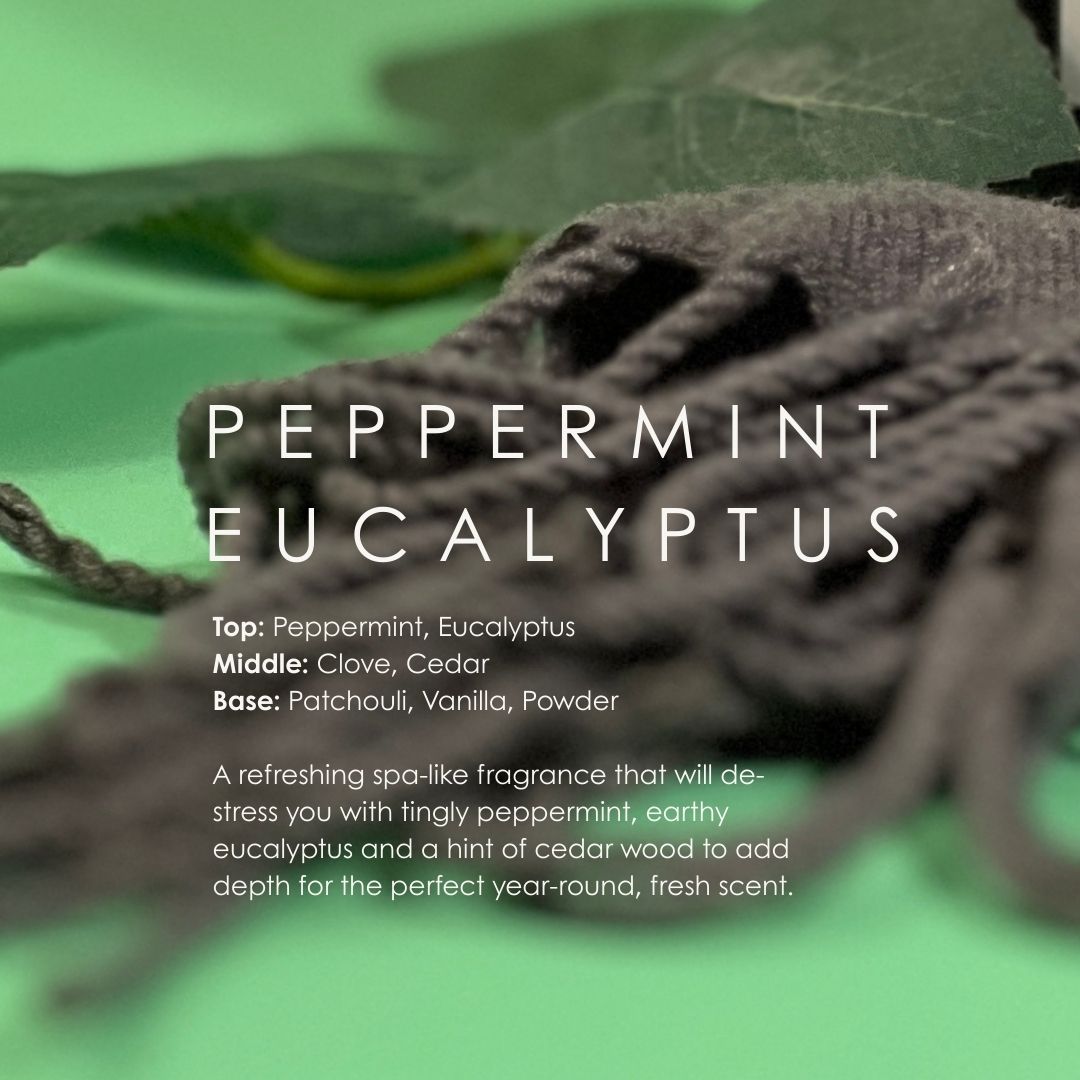 Peppermint Eucalyptus Candle - Luxury Scented Soy Candle