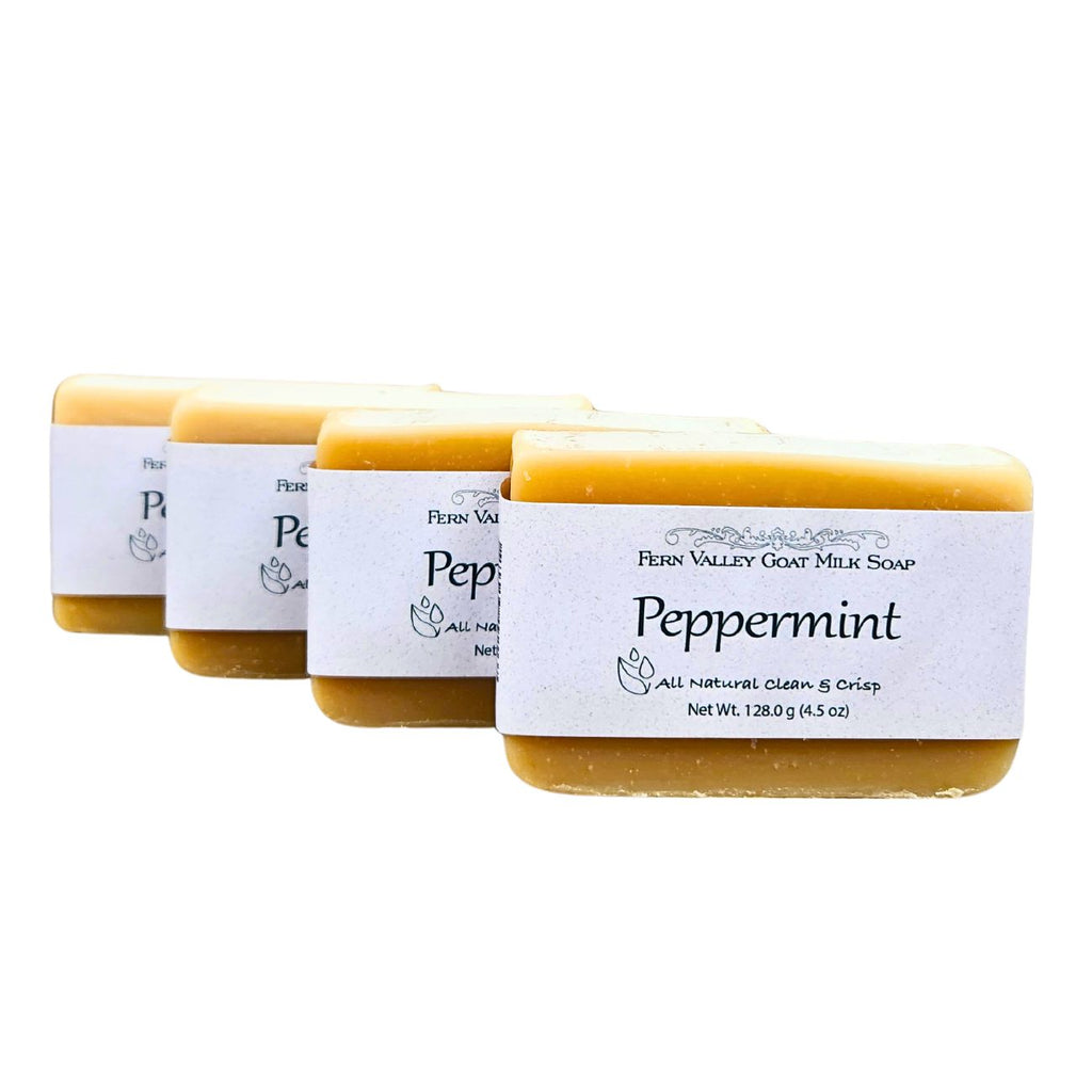 All Natural Peppermint Goat Milk Soap