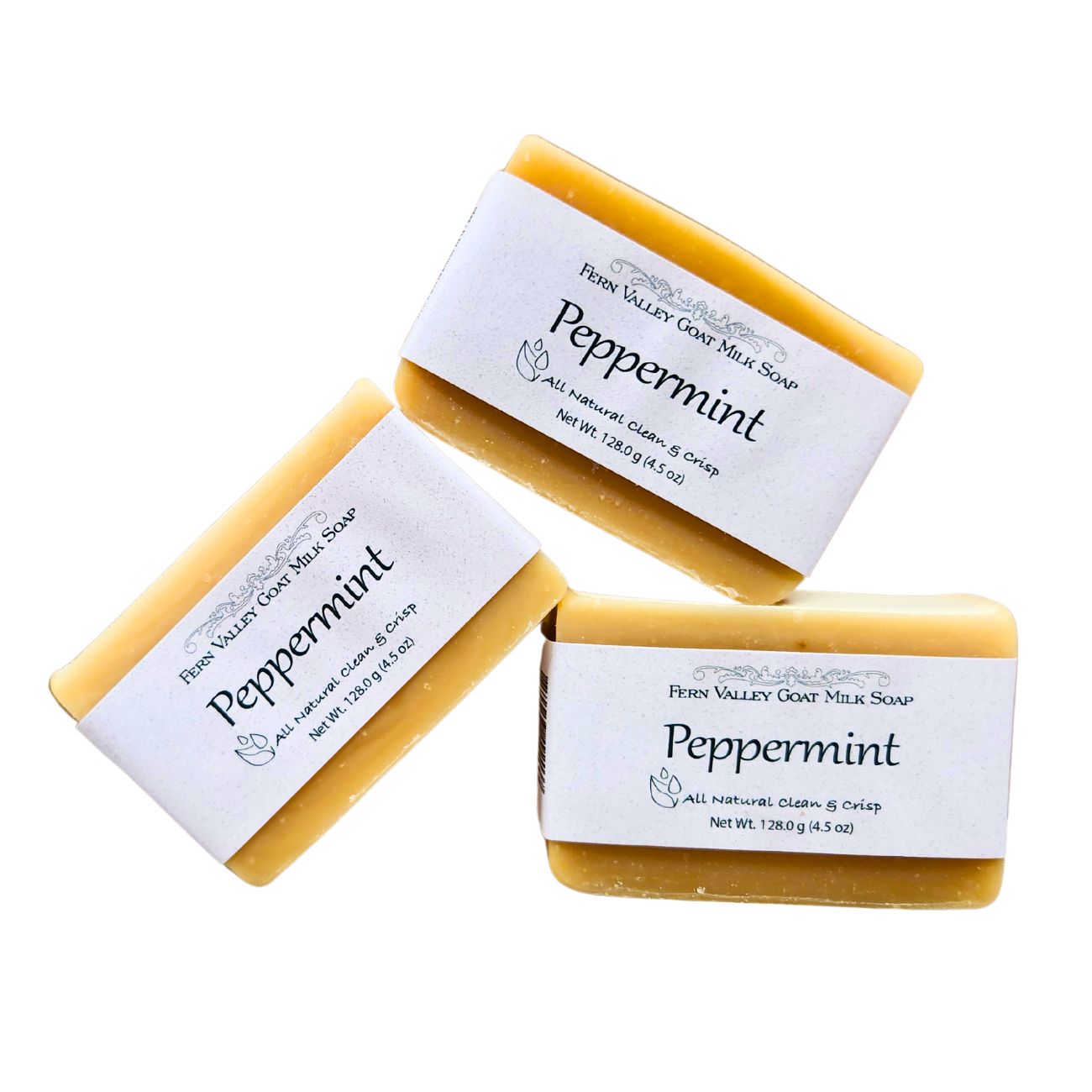 All Natural Peppermint Goat Milk Soap