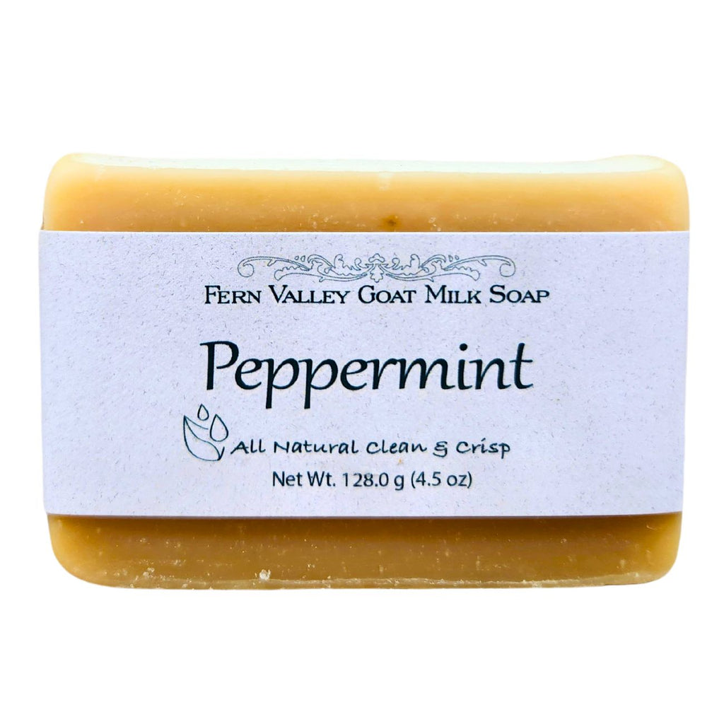 All Natural Peppermint Goat Milk Soap
