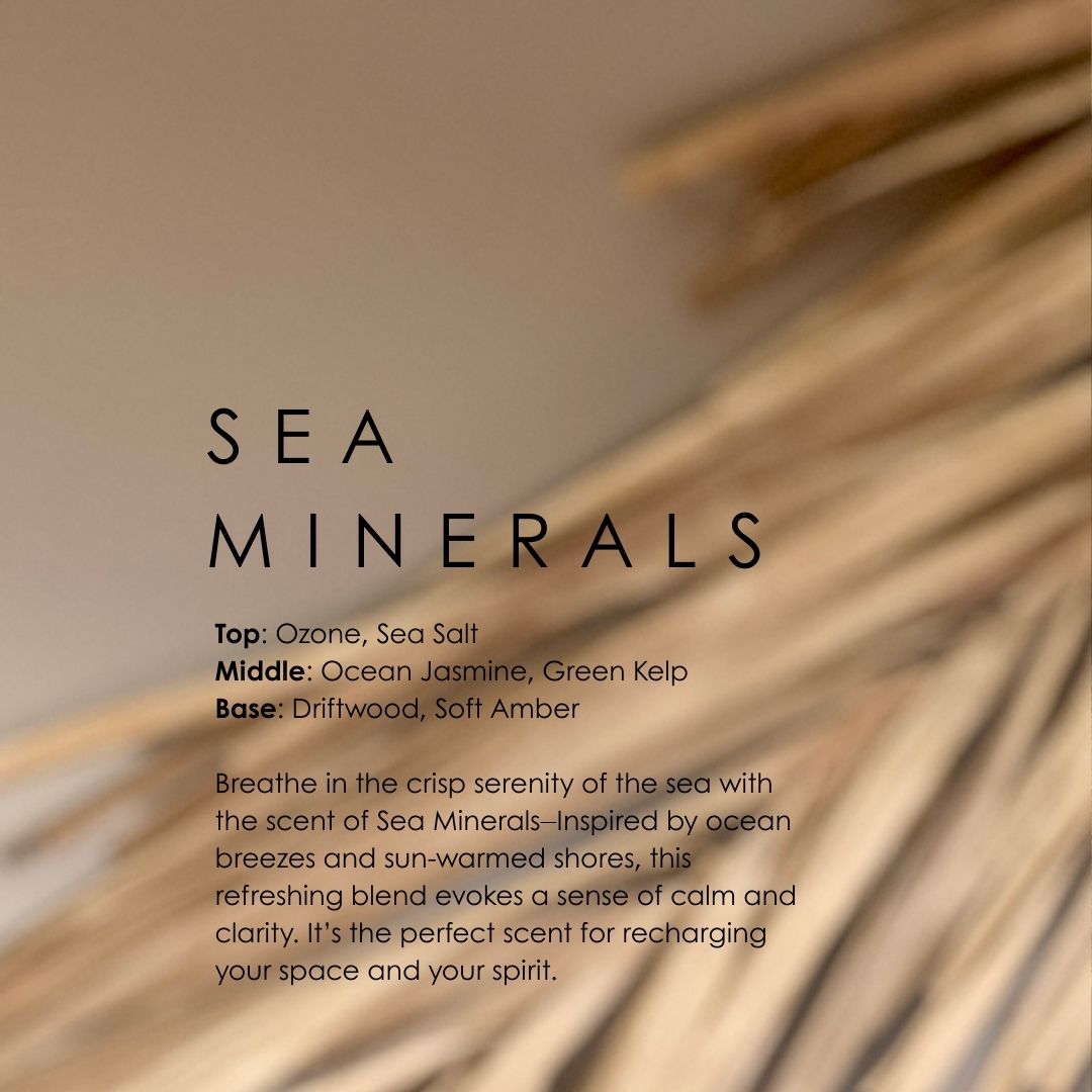 Sea Minerals Candle - Luxury Scented Soy Candle