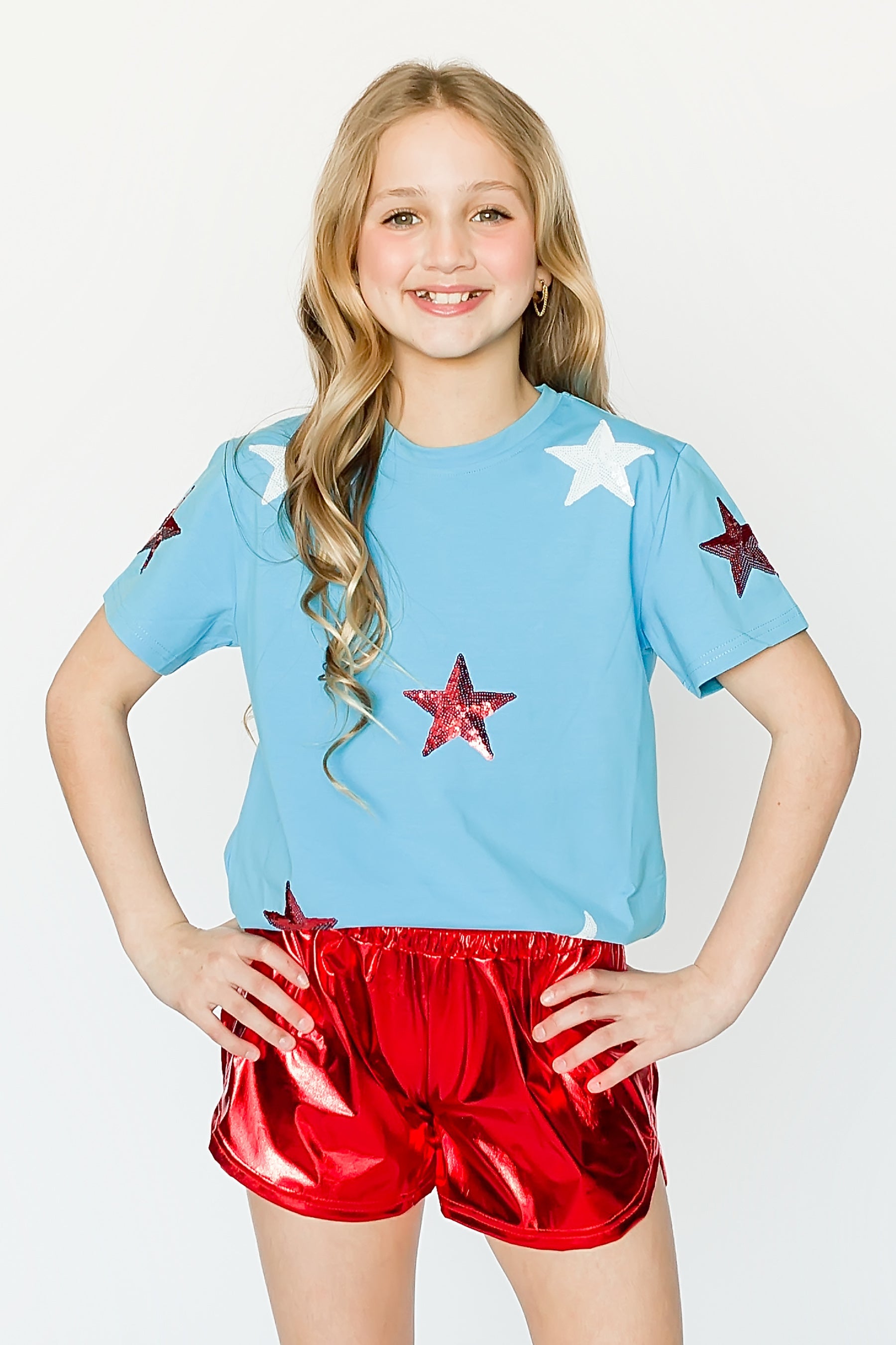 Sequin Stars Tee - Kids