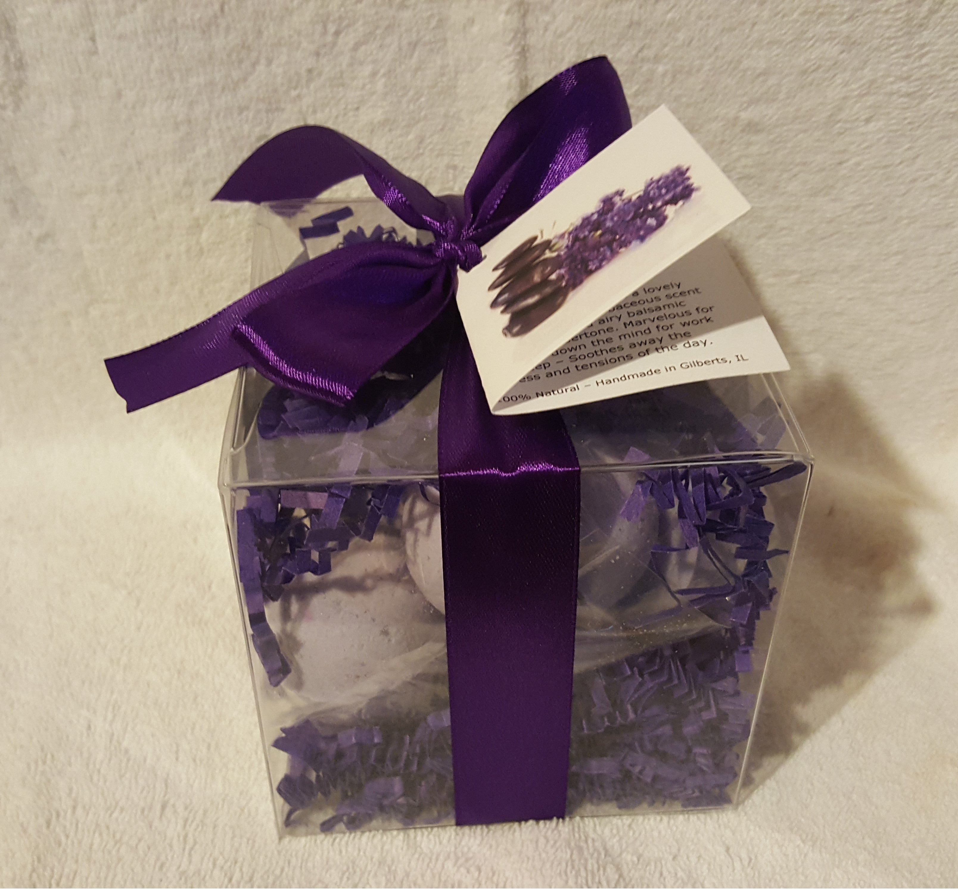 Tassie Lavender Bath Bomb Gift Set - 14 Pack