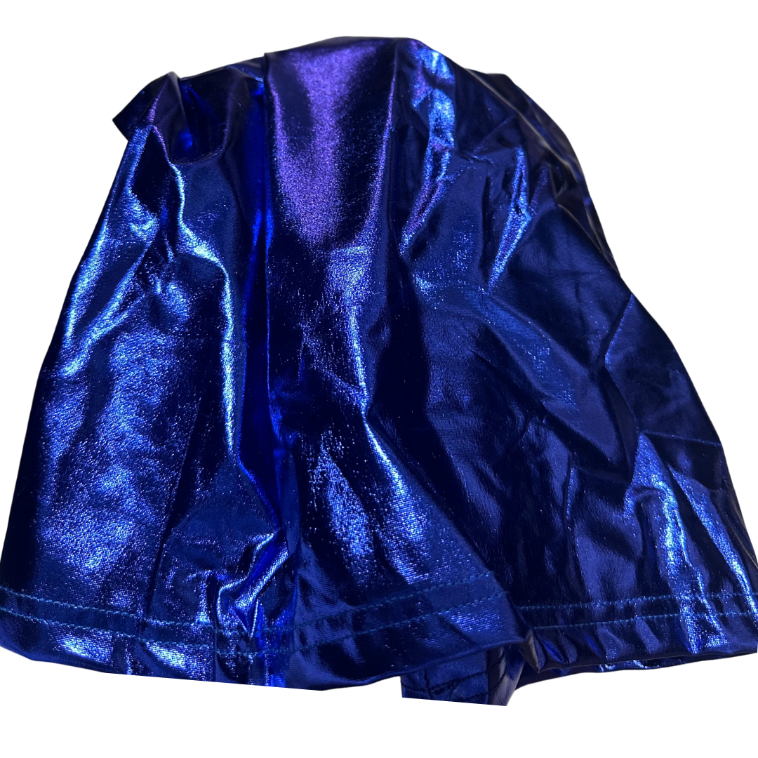 Iridescent Indigo Metallic Dress - Kids