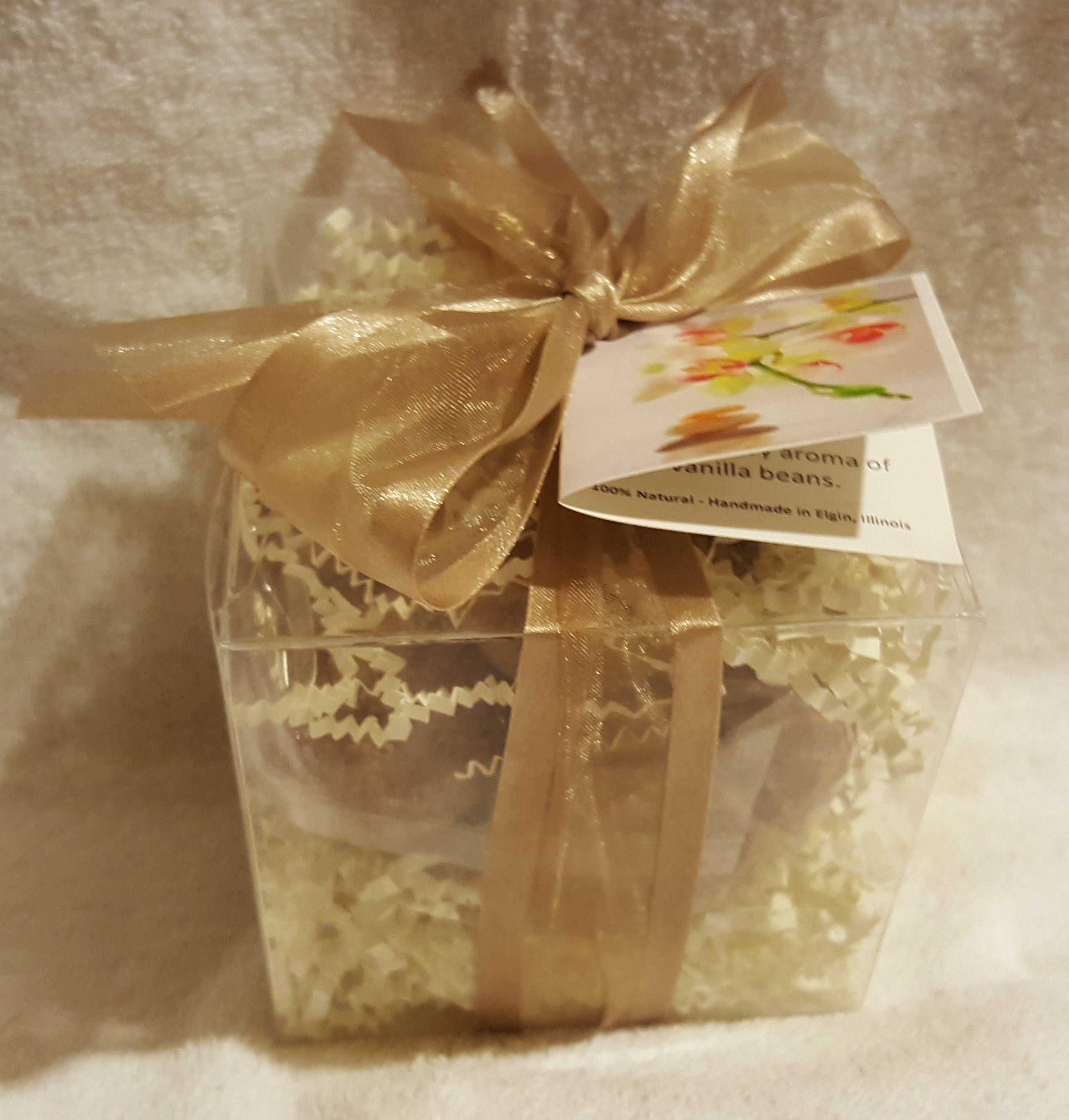 Vanilla Bath Bomb Gift Set - 14 Pack