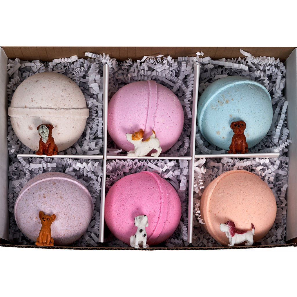 Adopt-A-Puppy Kids Bath Bomb Gift Set - 6 Pack
