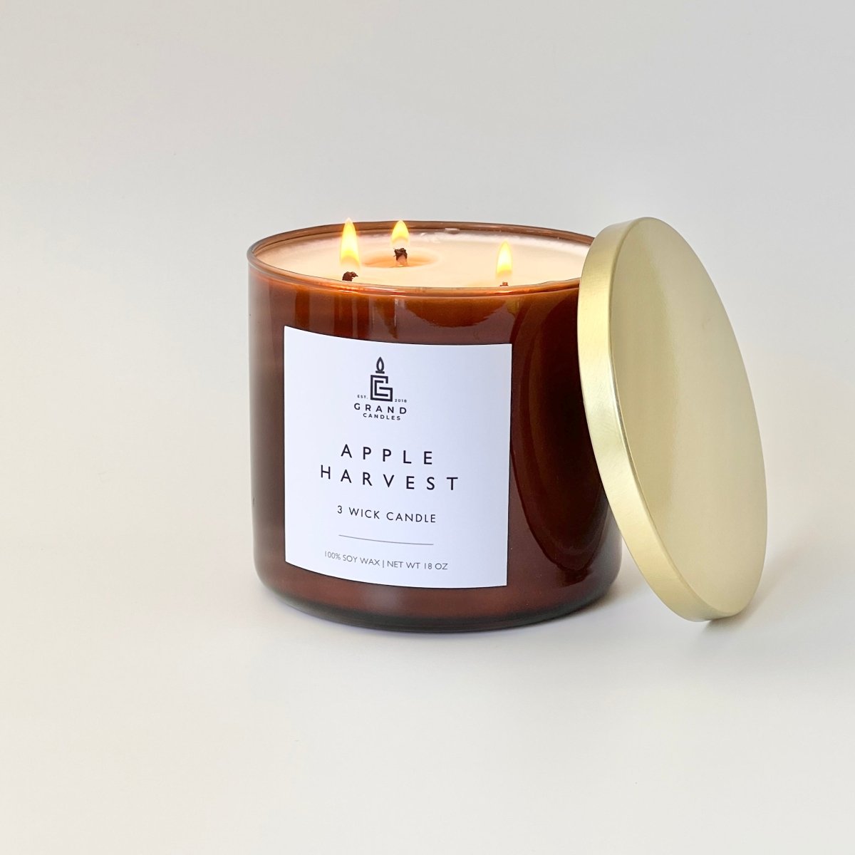 Apple Harvest Candle - Luxury Scented Soy Candle