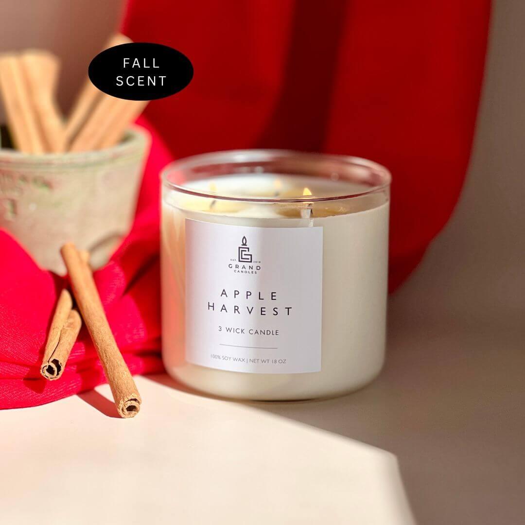 Apple Harvest Candle - Luxury Scented Soy Candle