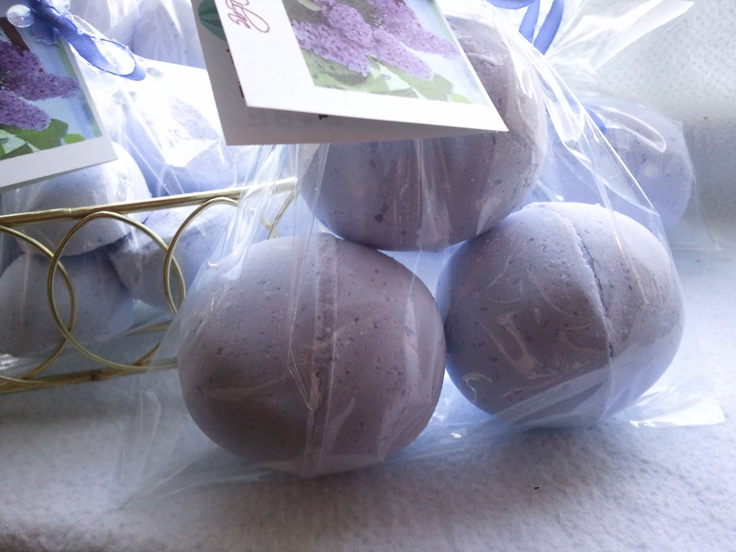 Lavender Bath Bombs 3 Pack - 5 oz Each Dry Skin