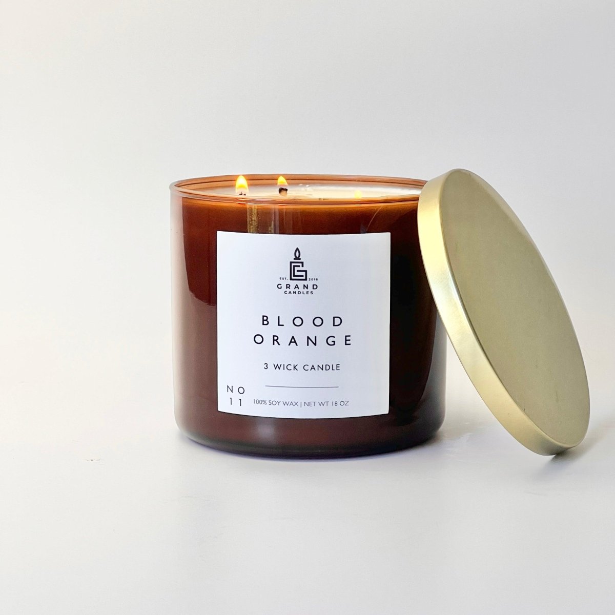 Blood Orange Candle - Luxury Scented Soy Candle