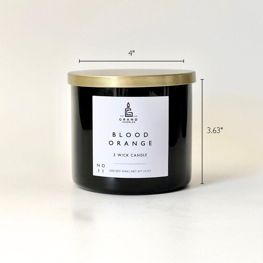 Blood Orange Candle - Luxury Scented Soy Candle