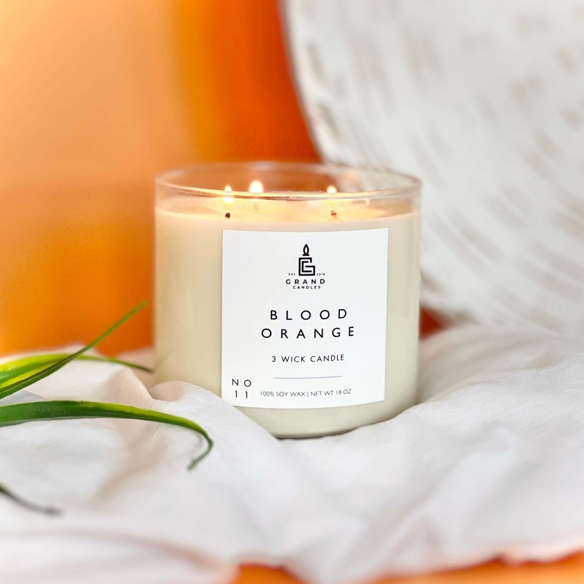 Blood Orange Candle - Luxury Scented Soy Candle