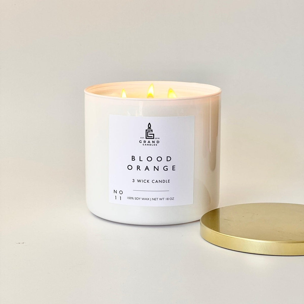 Blood Orange Candle - Luxury Scented Soy Candle
