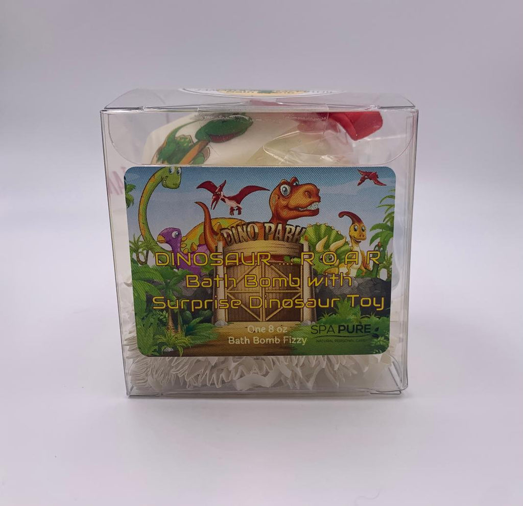 Dinosaur Bath Bomb with Toys Inside - XXL 8-9 oz Kids