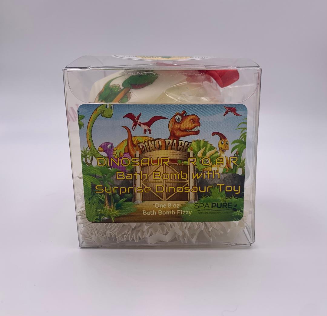 Dinosaur Bath Bomb with Toys Inside - XXL 8-9 oz Kids